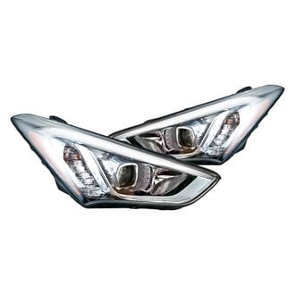 Replacement - Driver and Passenger Side Headlight Set (Standard Line)