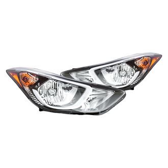 Replacement - Driver and Passenger Side Headlight Set (Standard Line)
