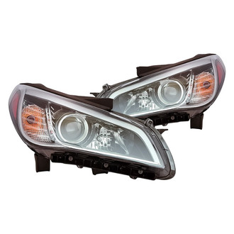 Replacement - Driver and Passenger Side Headlight Set (CAPA Certified)