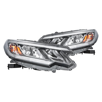 Replacement - Driver and Passenger Side Headlight Set (CAPA Certified)