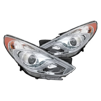 Replacement - Driver and Passenger Side Headlight Set (Standard Line)