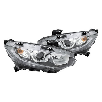 Replacement - Driver and Passenger Side Headlight Set (CAPA Certified)
