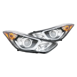 Replacement - Driver and Passenger Side Headlight Set (Standard Line)