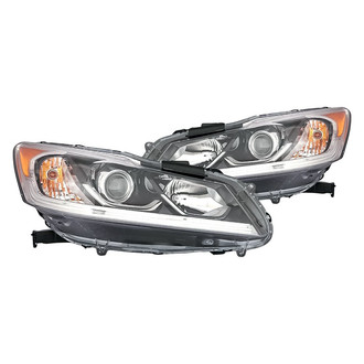 Replacement - Driver and Passenger Side Headlight Set (Standard Line)