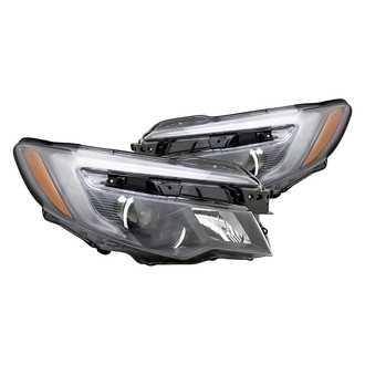 Replacement - Driver and Passenger Side Headlight Set (CAPA Certified)