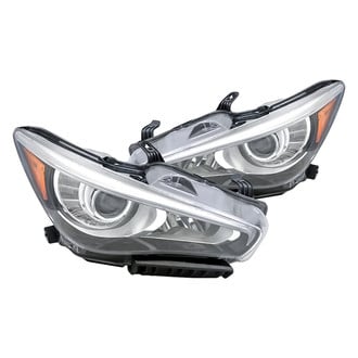 Replacement - Driver and Passenger Side Headlight Set (Standard Line)