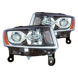Replacement - Driver and Passenger Side Headlight Set (CAPA Certified)