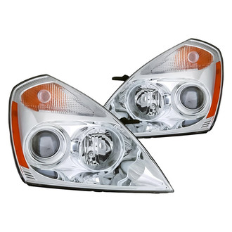 Replacement - Driver and Passenger Side Headlight Set (CAPA Certified)