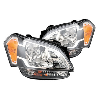 Replacement - Driver and Passenger Side Headlight Set (CAPA Certified)