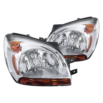Replacement - Driver and Passenger Side Headlight Set (CAPA Certified)
