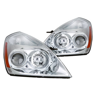 Replacement - Driver and Passenger Side Headlight Set (CAPA Certified)