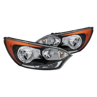 Replacement - Driver and Passenger Side Headlight Set (CAPA Certified)