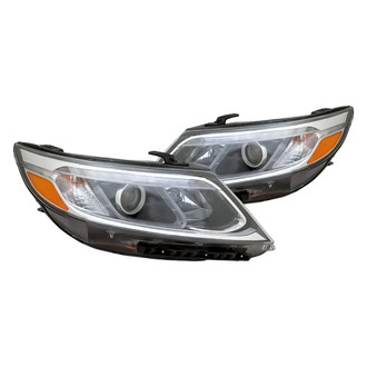 Replacement - Driver and Passenger Side Headlight Set (Standard Line)