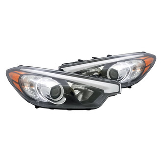 Replacement - Driver and Passenger Side Headlight Set (Standard Line)