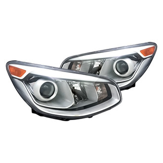 Replacement - Driver and Passenger Side Headlight Set (CAPA Certified)