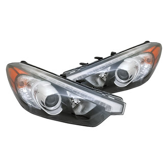 Replacement - Driver and Passenger Side Headlight Set (Standard Line)