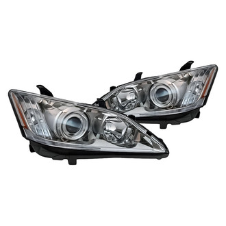 Replacement - Driver and Passenger Side Headlight Set Lens and Housing (Standard Line)