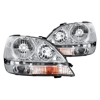 Replacement - Driver and Passenger Side Headlight Set (Standard Line)