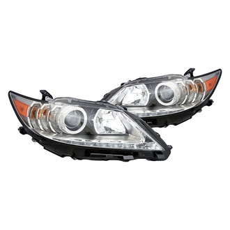 Replacement - Driver and Passenger Side Headlight Set Lens and Housing (CAPA Certified)