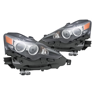 Replacement - Driver and Passenger Side Headlight Set (CAPA Certified)