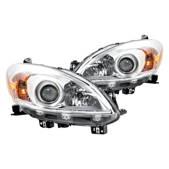 Replacement - Driver and Passenger Side Headlight Set Lens and Housing (CAPA Certified)
