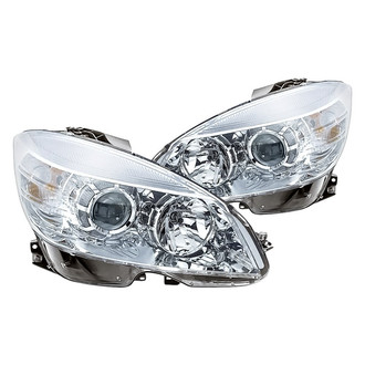 Replacement - Driver and Passenger Side Headlight Set (Standard Line)