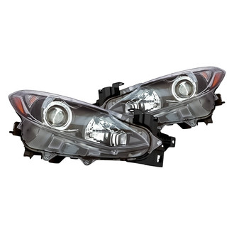 Replacement - Driver and Passenger Side Headlight Set (CAPA Certified)
