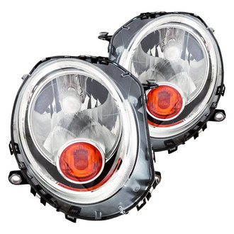 Replacement - Driver and Passenger Side Headlight Set (CAPA Certified)