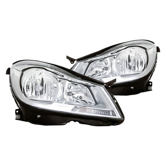 Replacement - Driver and Passenger Side Headlight Set (CAPA Certified)