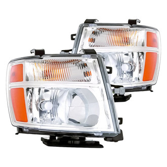 Replacement - Driver and Passenger Side Headlight Set (CAPA Certified)