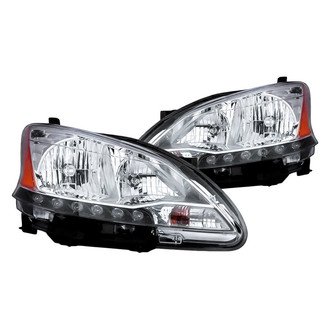 Replacement - Driver and Passenger Side Headlight Set (Standard Line)