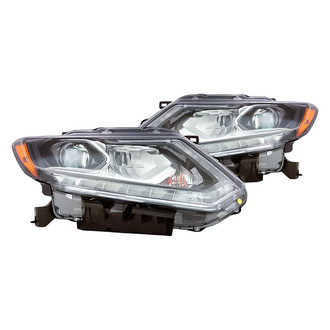 Replacement - Driver and Passenger Side Headlight Set (Standard Line)