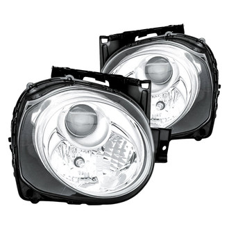 Replacement - Driver and Passenger Side Headlight Set (CAPA Certified)