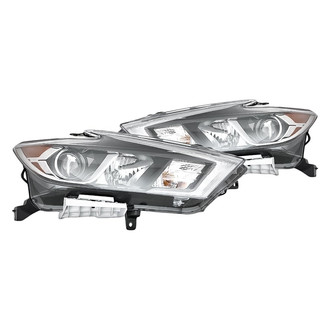Replacement - Driver and Passenger Side Headlight Set (CAPA Certified)