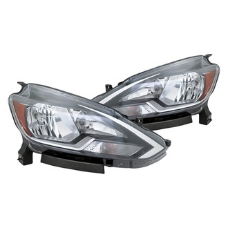 Replacement - Driver and Passenger Side Headlight Set (CAPA Certified)