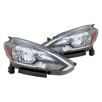 Replacement - Driver and Passenger Side Headlight Set (Standard Line)