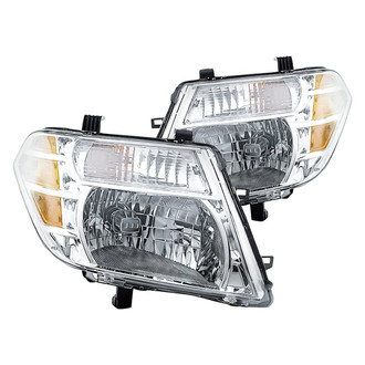 Replacement - Driver and Passenger Side Headlight Set (CAPA Certified)