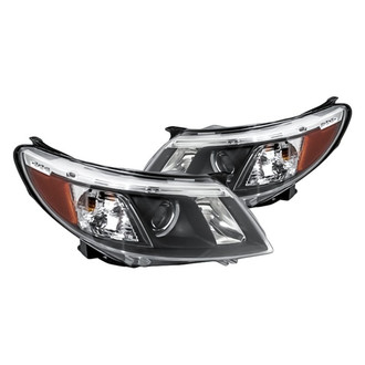 Replacement - Driver and Passenger Side Headlight Set (CAPA Certified)