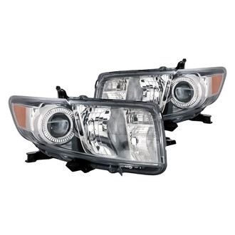 Replacement - Driver and Passenger Side Headlight Set Lens and Housing (CAPA Certified)