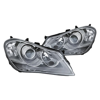 Replacement - Driver and Passenger Side Headlight Set Lens and Housing (CAPA Certified)