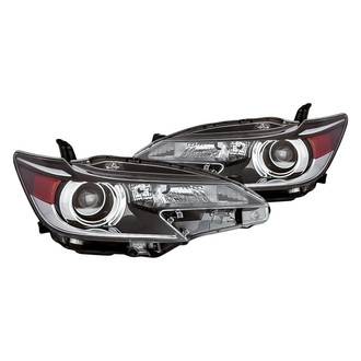 Replacement - Driver and Passenger Side Headlight Set Lens and Housing (CAPA Certified)