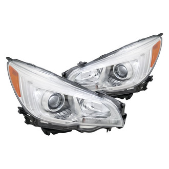 Replacement - Driver and Passenger Side Headlight Set (CAPA Certified)