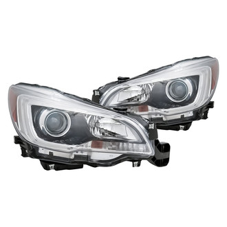 Replacement - Driver and Passenger Side Headlight Set (CAPA Certified)