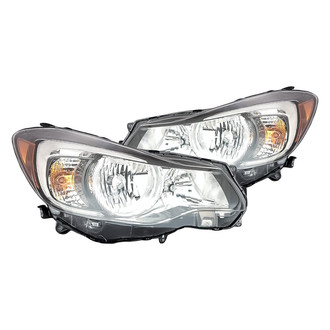 Replacement - Driver and Passenger Side Headlight Set (CAPA Certified)