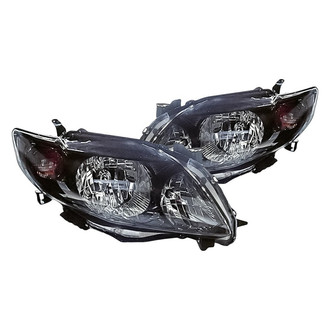 Replacement - Driver and Passenger Side Headlight Set (Standard Line)