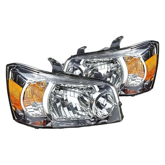 Replacement - Driver and Passenger Side Headlight Set Lens and Housing (CAPA Certified)