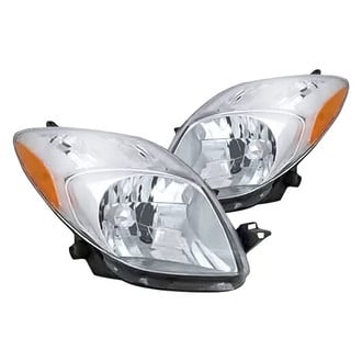 Replacement - Driver and Passenger Side Headlight Set Lens and Housing (CAPA Certified)