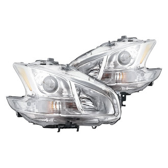 Replacement - Driver and Passenger Side Headlight Set (Standard Line)