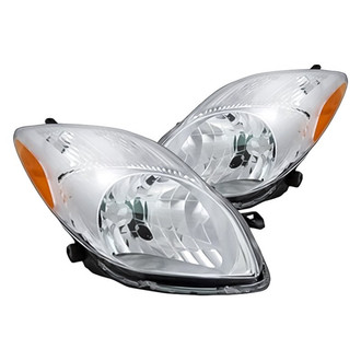 Replacement - Driver and Passenger Side Headlight Set Lens and Housing (CAPA Certified)