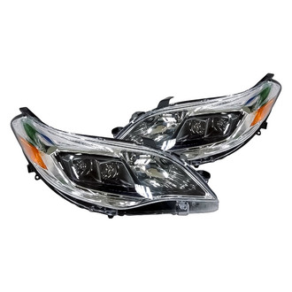 Replacement - Driver and Passenger Side Headlight Set (CAPA Certified)